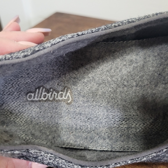 allbirds Grey/Black Wool Loungers Slip-on Slippers Women's sz 9 - Picture 9 of 10